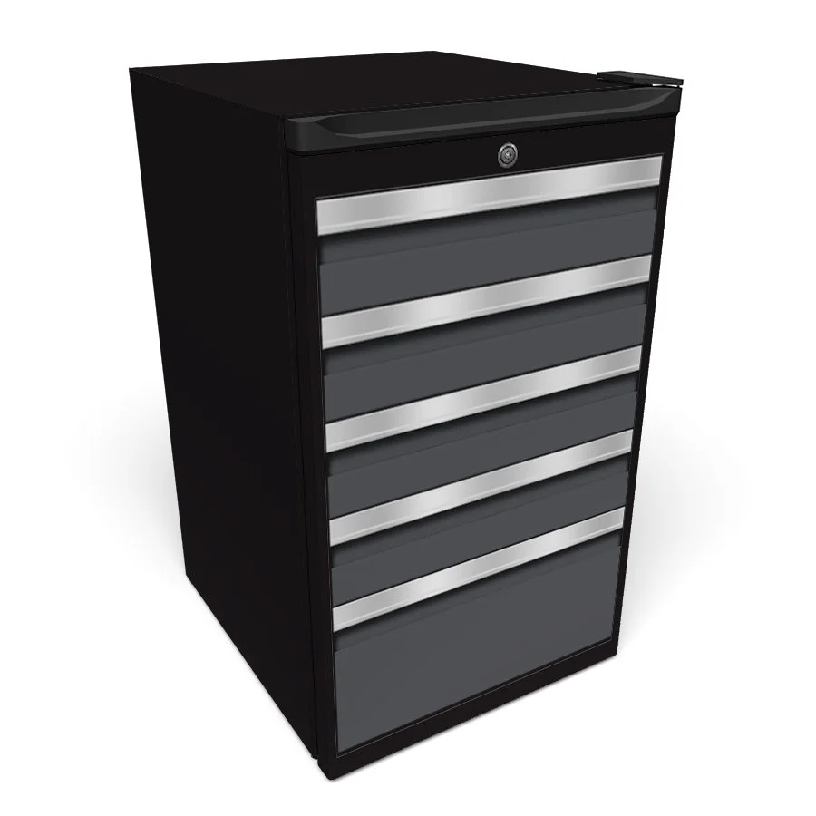 Black Tool Chest Custom-Printed Mini Fridge Wrap